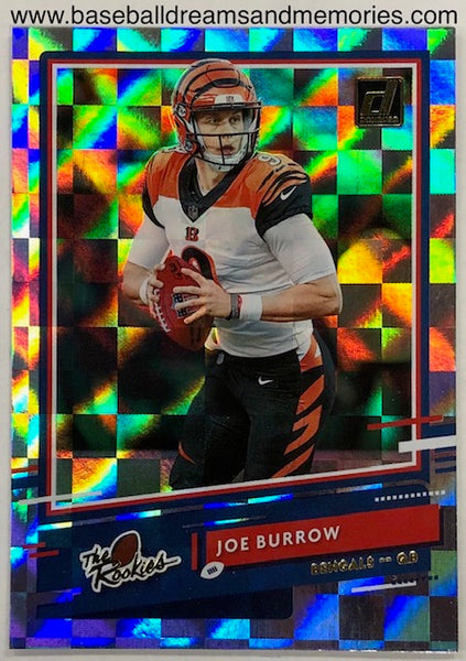 2020 Donruss Joe Burrow The Rookies Card