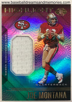 2020 Panini Illusions Joe Montana Highlight Jersey Card