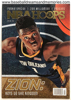 2019-20 Panini NBA Hoops Zion Wiliamson Rookie Special Keys To The Kingdom Card