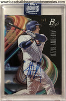 2020 Topps Archives Signature Series Anthony Rizzo Autograph Card Serial Numbered 1/1